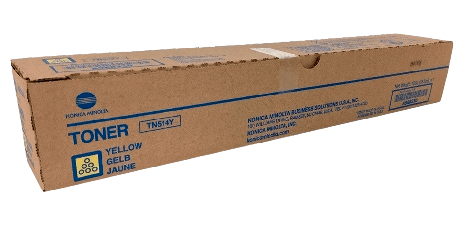 Konica Minolta TN-514Y gul original toner 26000 sider (A9E8250)