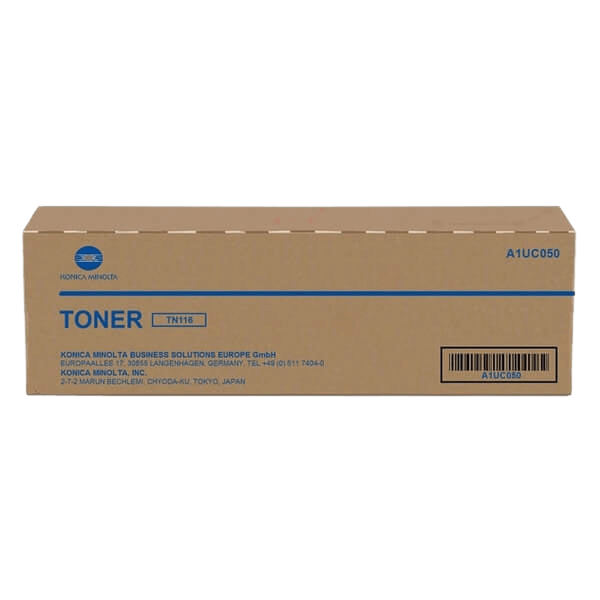 Konica Minolta TN116 twin pack svart original toner 22000 sider (A1UC050)
