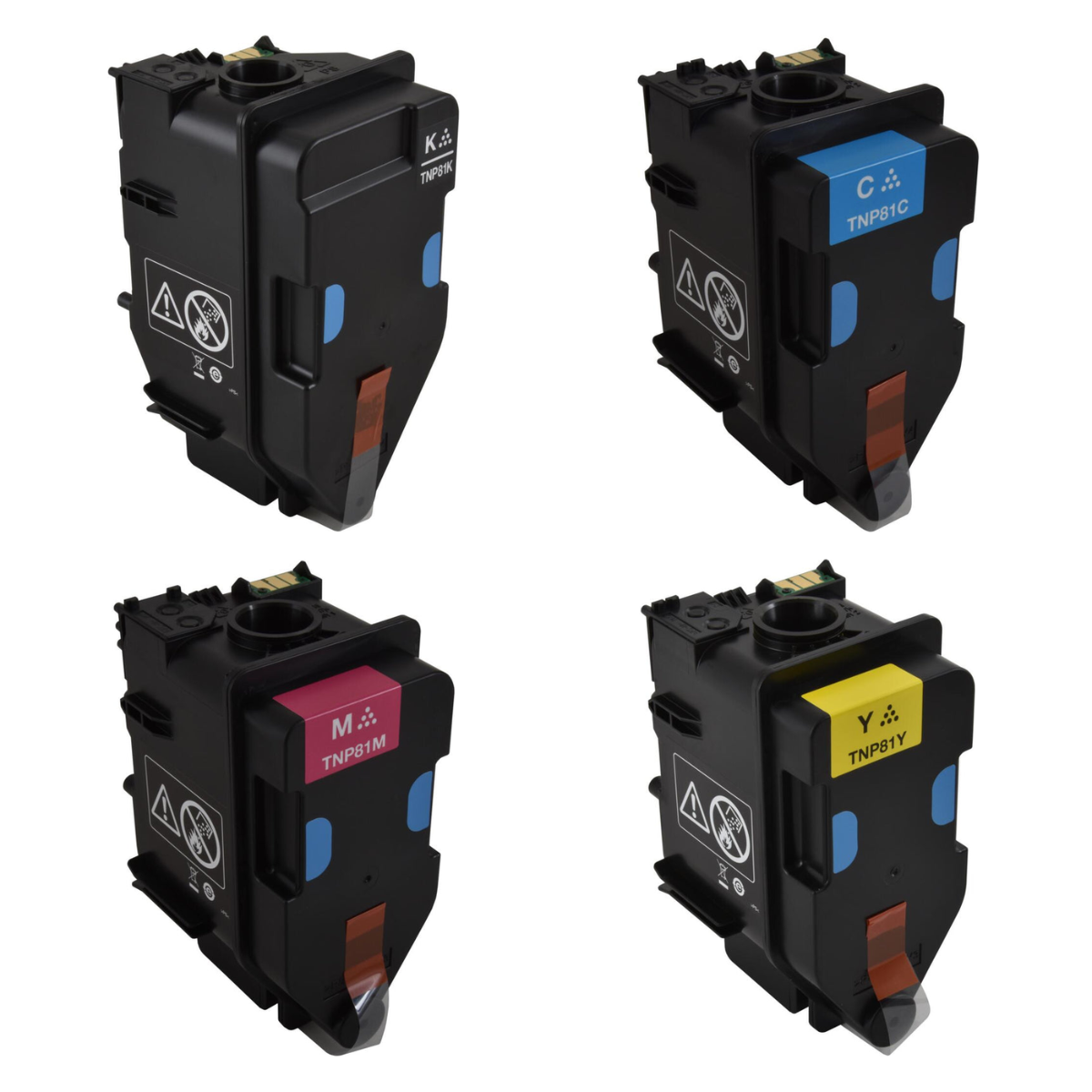 Konica Minolta TNP-81 4 st. rabattpaket toner 40000 sidor - kompatibel