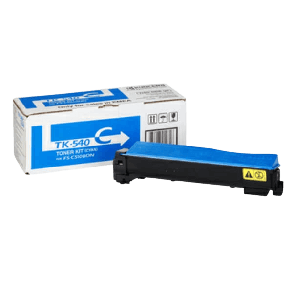 Kyocera TK-540C cyan original toner 4000 sider (1T02HLCEU0)