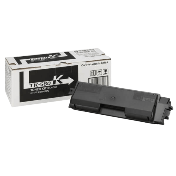 Kyocera TK-580K svart original toner 3500 sider (1T02KT0NL0)
