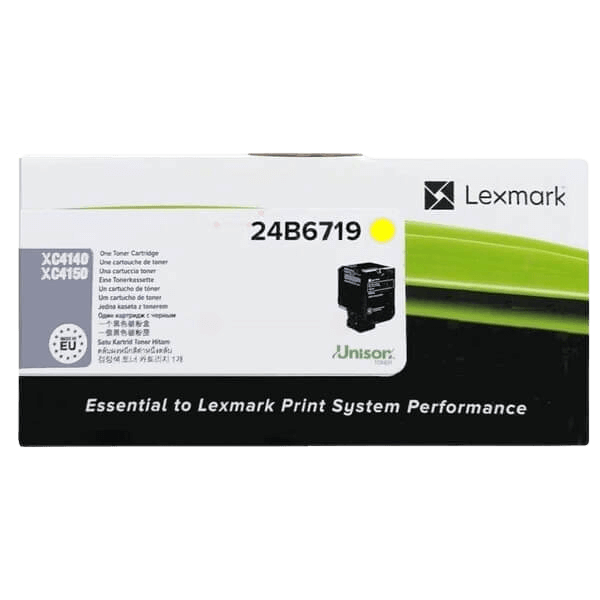 Lexmark 24B6719 gul original toner 13000 sider