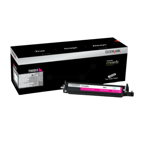 Lexmark 700D3 magenta tillbehör - original developer unit 40000 sider (70C0D30)