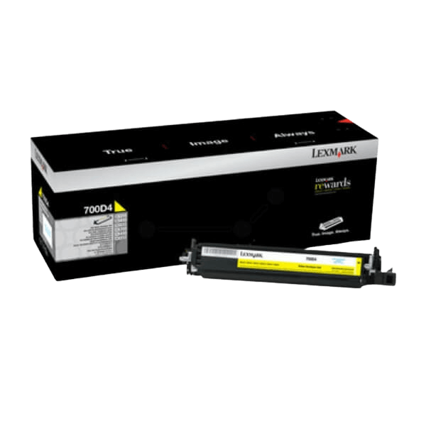Lexmark 700D4 gul tillbehör - original developer unit 40000 sider (70C0D40)
