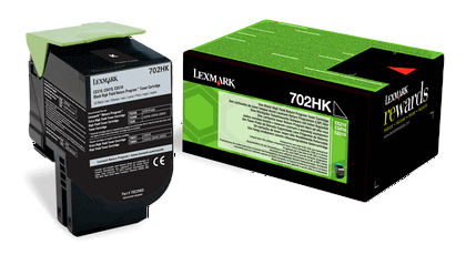 Lexmark 702HK XL svart original toner 4000 sider (70C2HK0)