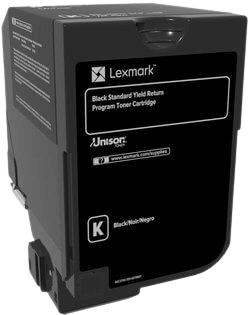 Lexmark 74C2SK0 XL svart original toner 7000 sider