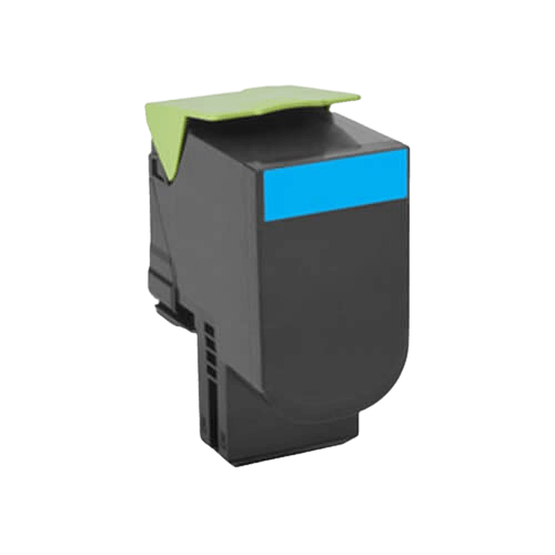 Lexmark 802HC XXL cyan kompatibel toner 3000 sider (80C2HC0)