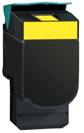 Lexmark C540 gul kompatibel toner 2000 sider (C540H2YG)