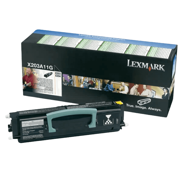 Lexmark X203A11G svart original toner 2500 sider (X203A21G)
