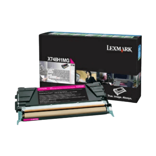 Lexmark X748 XL magenta original toner 10000 sider (X748H3MG)