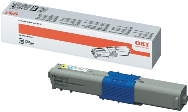 OKI 44469722 XL gul original toner 5000 sider