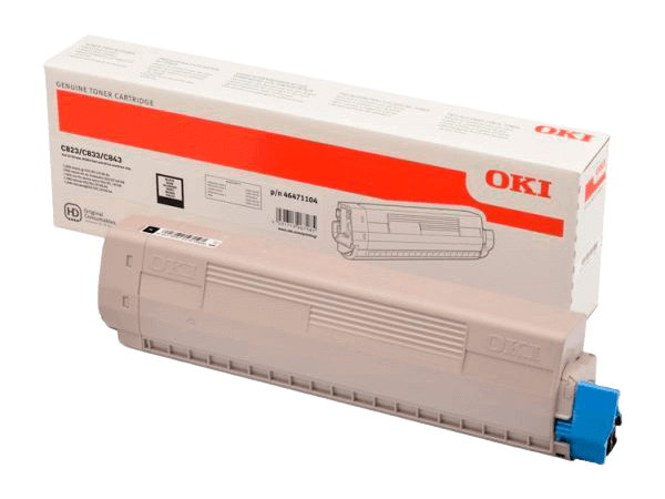 OKI 46471104 svart original toner 7000 sider