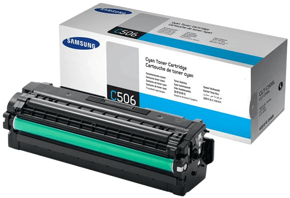 Samsung CLT-C506L XL cyan original toner 3500 sider (SU038A)