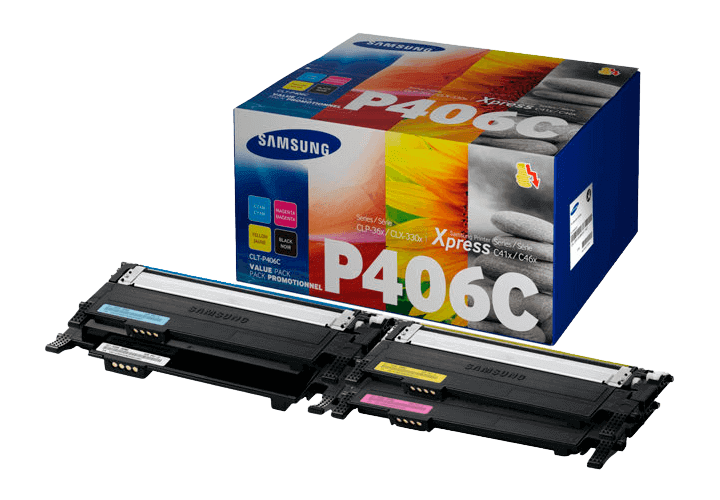 Samsung CLT-P406C CMYK original multipack 4500 sider (SU375A)