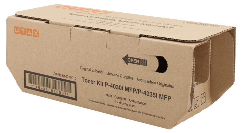 UTAX 614010010 XL svart original toner 14500 sider